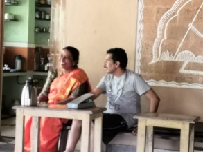 Auntie Lakshmi with dr Shrikant